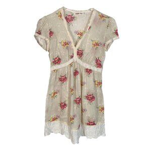 Johnny Was Sheer Lightweight Tunic Top Size XS